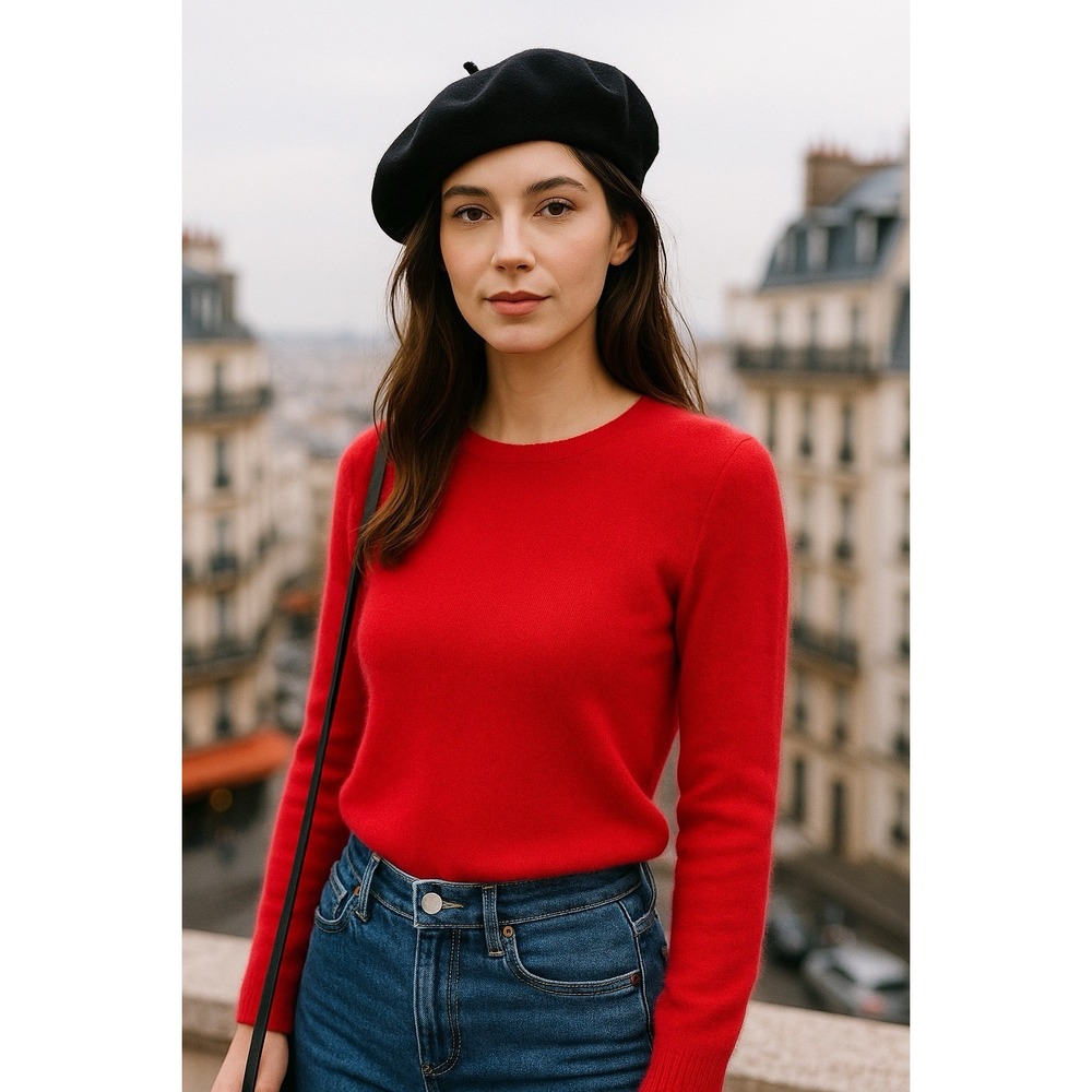 Charter Club Cashmere Sweater Womens S‎ Red Soft Cozy Luxe Minimalist Holiday